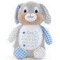 Preview: Hase bestickt mit Sterne und Name